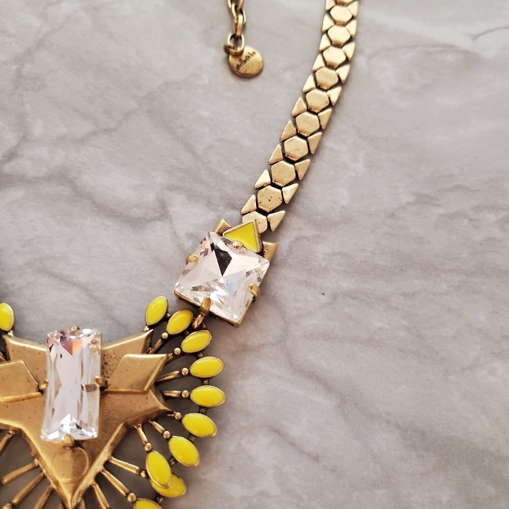 🌞 Stella and Dot Rhinestones Crystals Cluster Norah Statement Necklace 🌞 - Picture 7 of 16